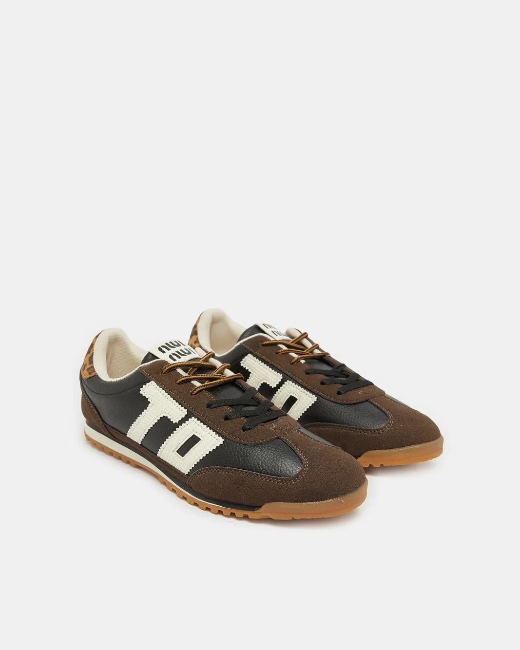 Women Brown Embellished Sneakers sold by Redtag product image thumbnail 2