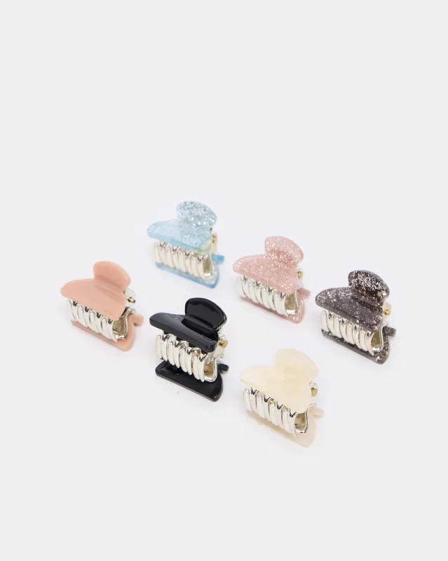 Women Assorted Hair Claw Set (Pack of 6) sold by Redtag