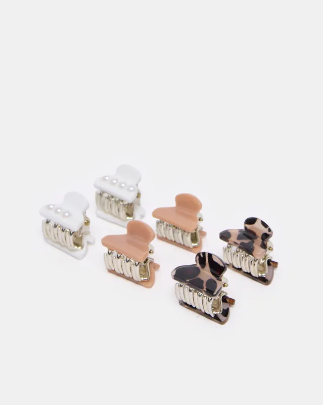 Women Assorted Hair Claw Set (Pack of 6) sold by Redtag