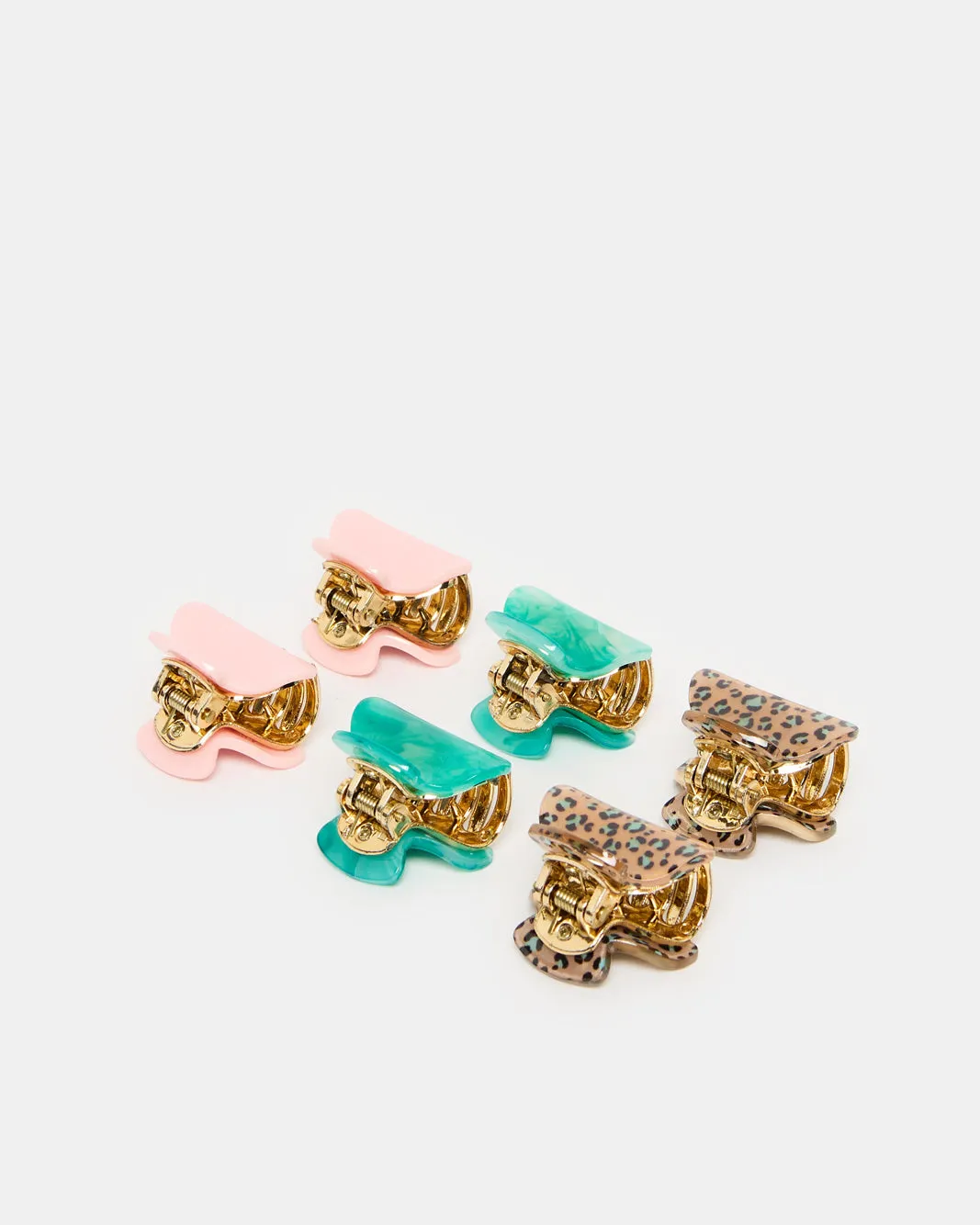 Women Assorted Hair Claw Set (Pack of 6) sold by Redtag product image thumbnail 2