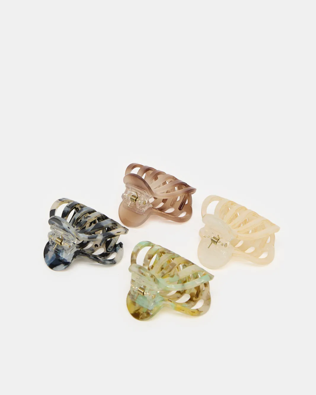 Women Assorted Hair Claw Set (Pack of 4) sold by Redtag product image thumbnail 2