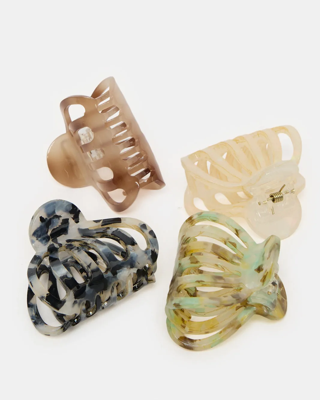 Women Assorted Hair Claw Set (Pack of 4) sold by Redtag product image thumbnail 3