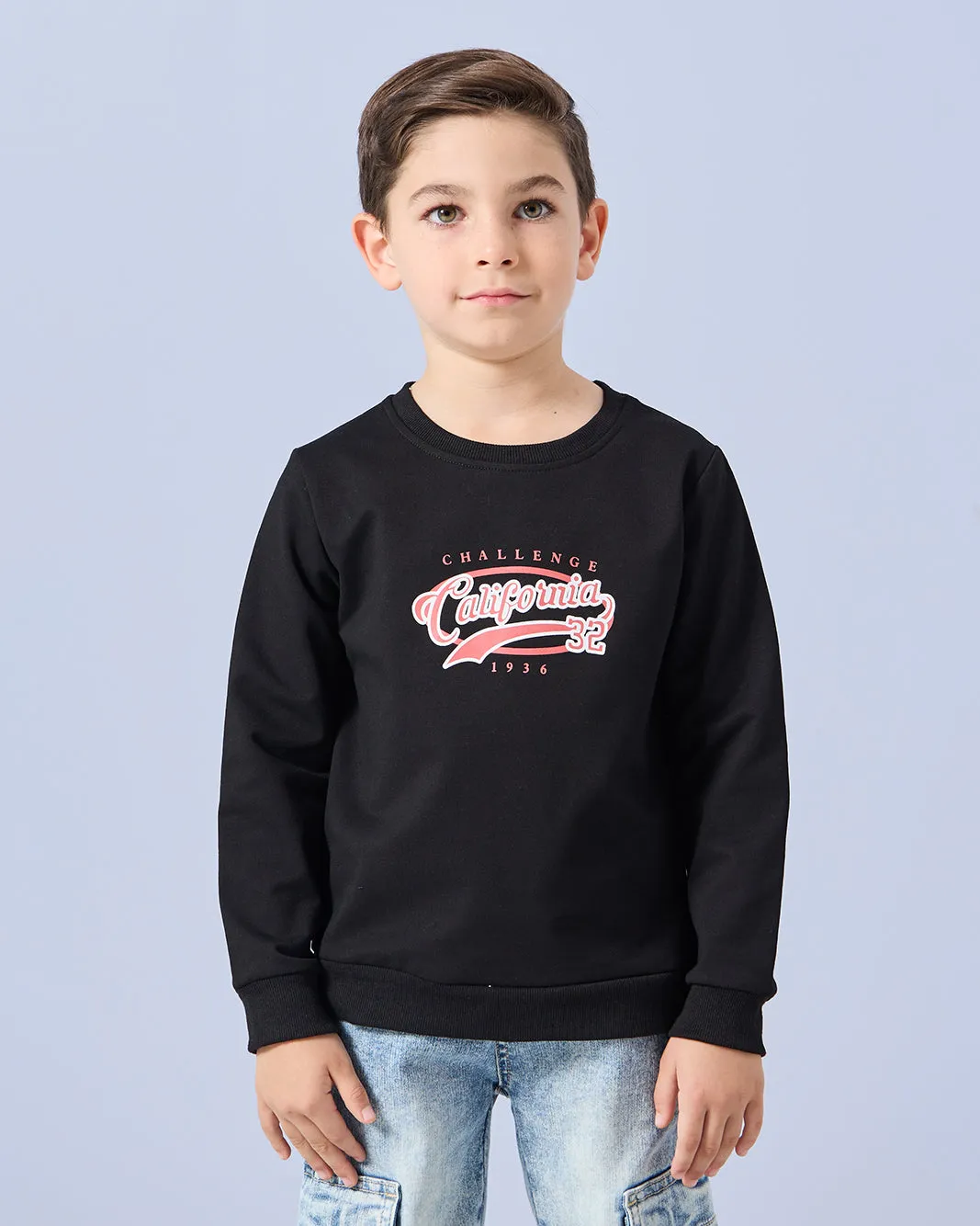 Boys Black Printed T-Shirt sold by Redtag