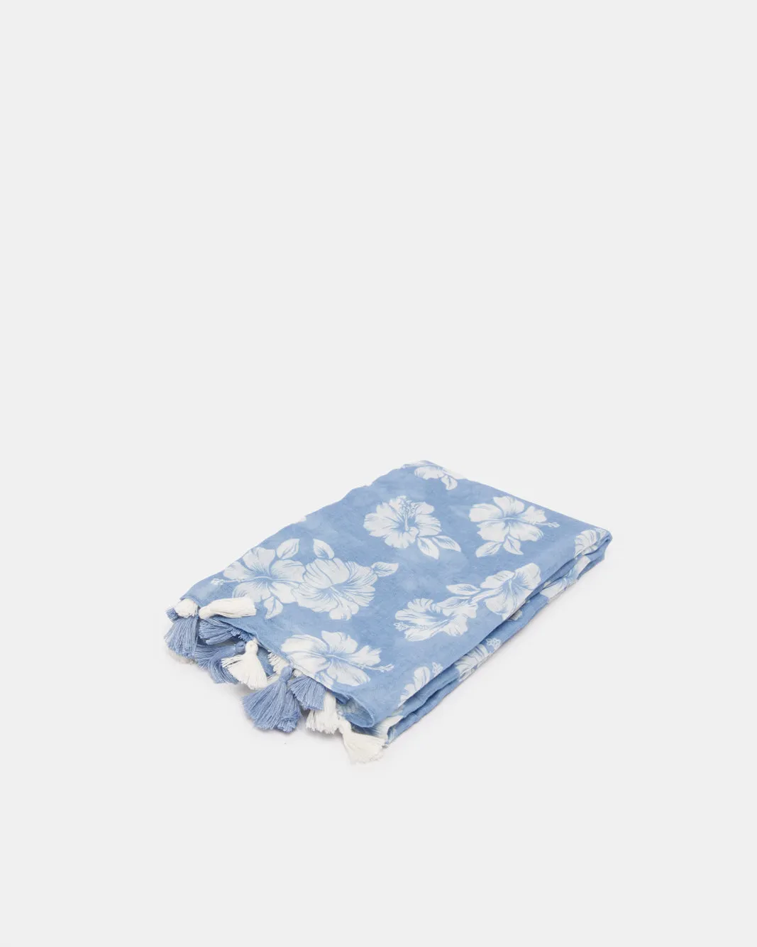 Girls Blue Printed Scarf sold by Redtag product image thumbnail 2