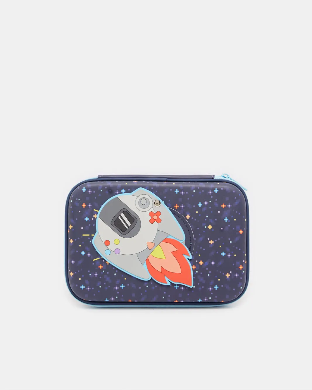 Navy Eva Pencil Case With Mirror sold by Redtag