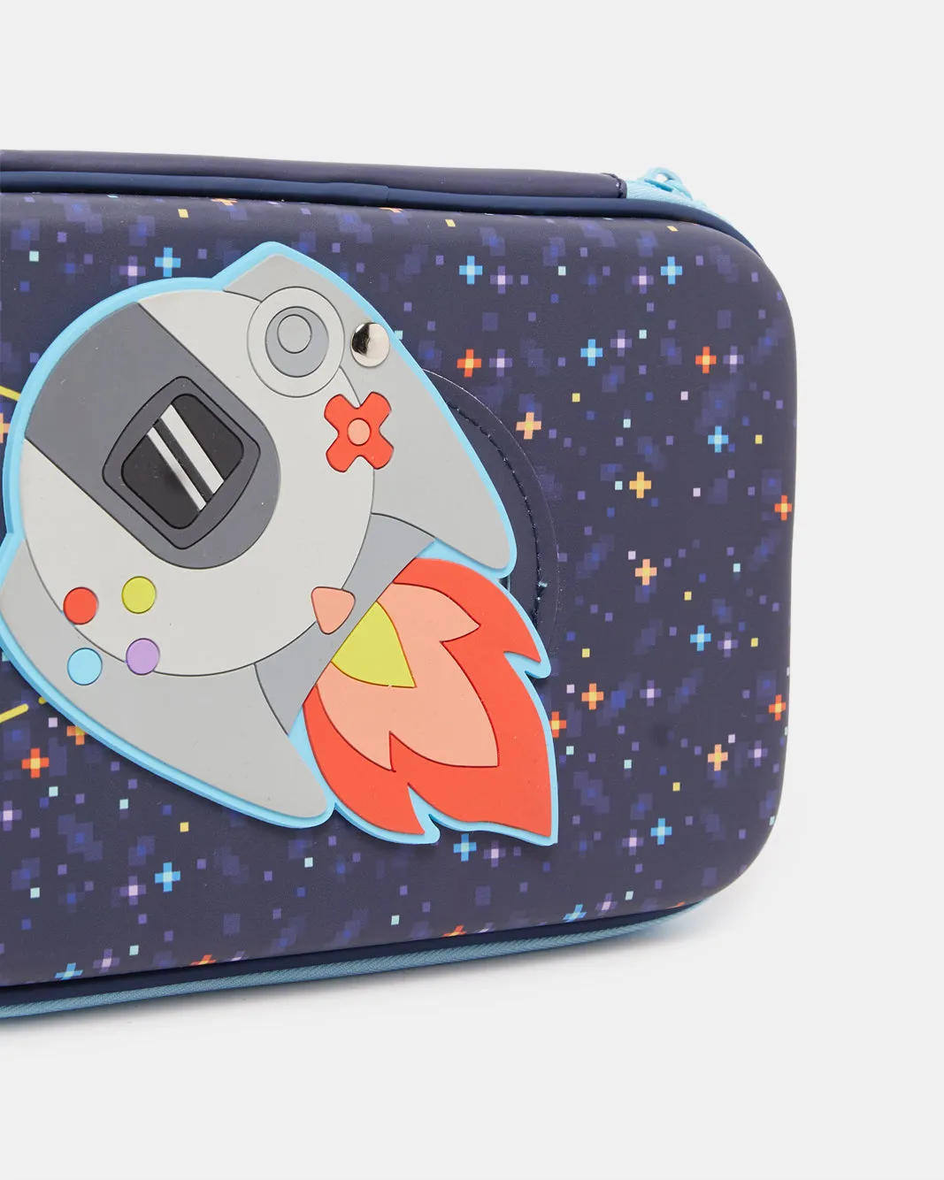 Navy Eva Pencil Case With Mirror sold by Redtag product image thumbnail 3