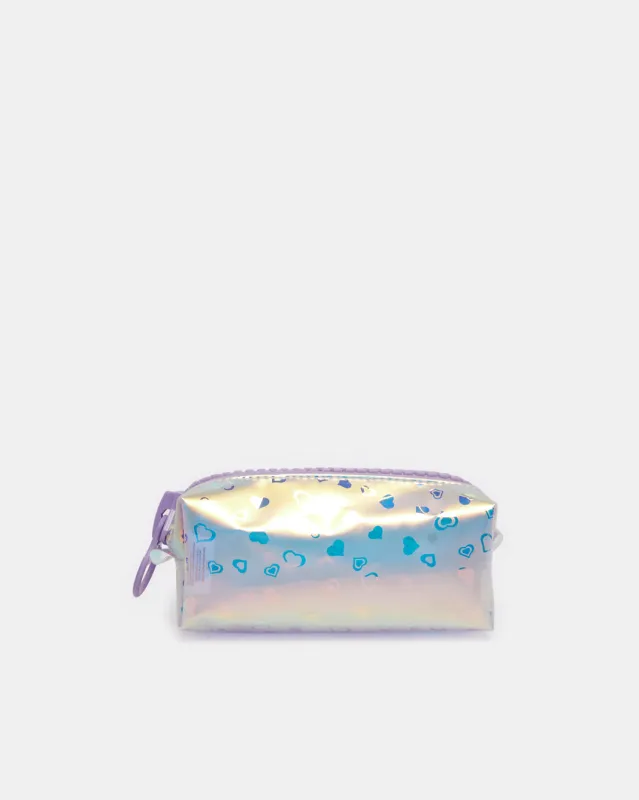 Purple Embellished Pencil Case sold by Redtag