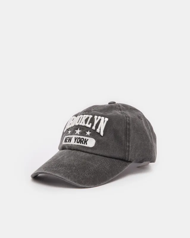 Men Grey Embroidered  Cap sold by Redtag