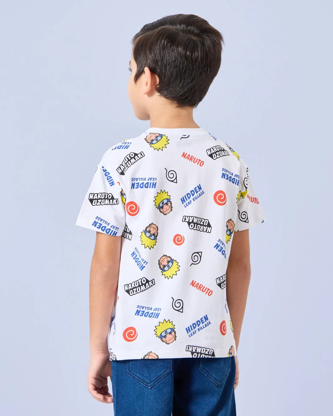Boys White Printed T-Shirt sold by Redtag product image thumbnail 3