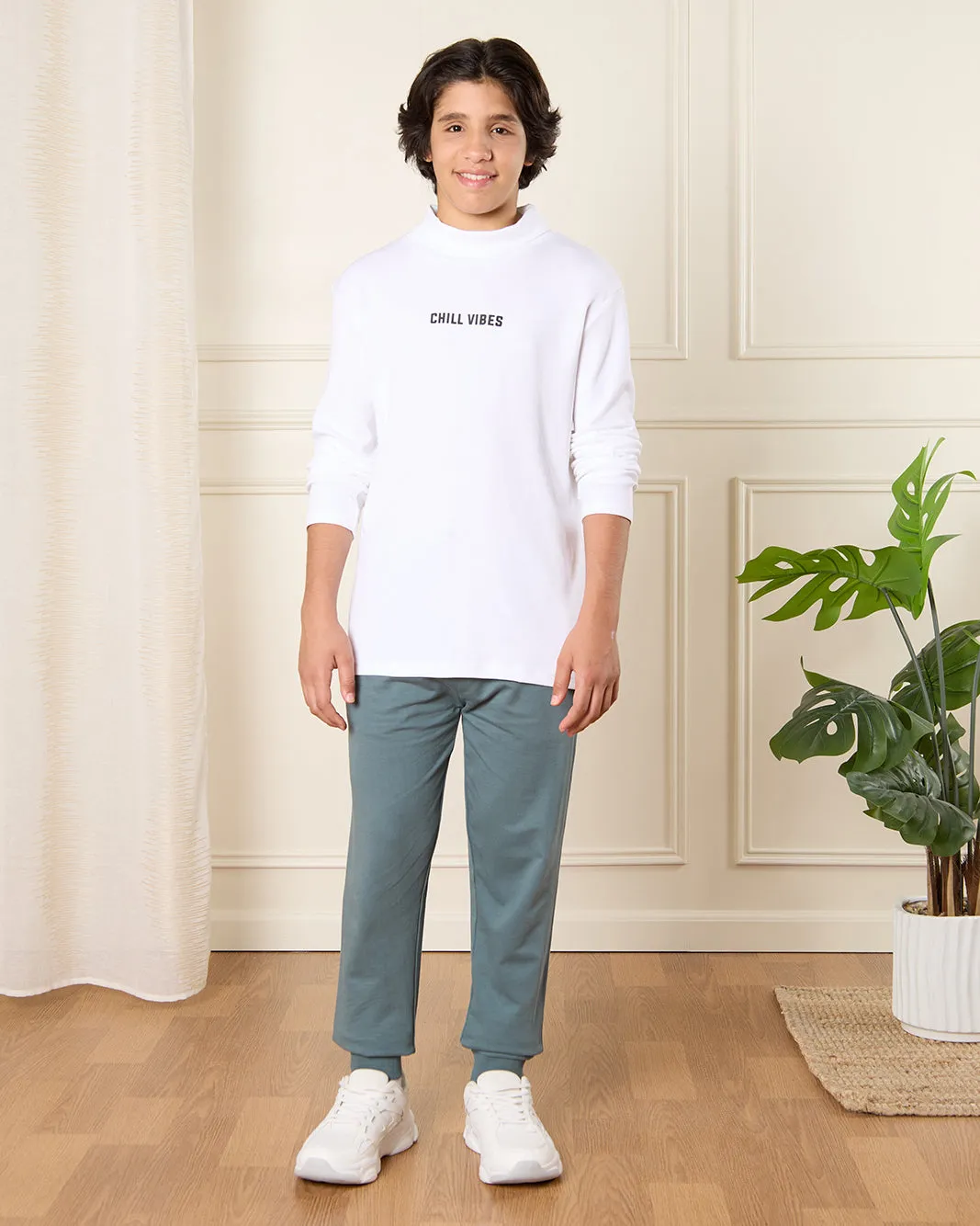 Senior Boys White Printed T-Shirt sold by Redtag product image thumbnail 2