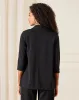 Women Black Rolled Sleeve Blazer sold by Redtag