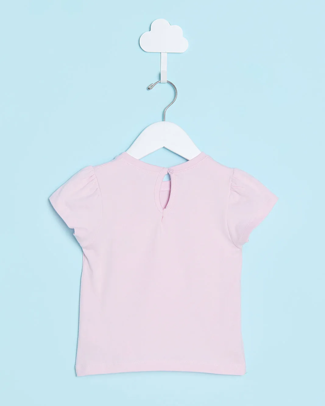 Infant Girls Lilac Placement Print T-Shirt sold by Redtag product image thumbnail 4