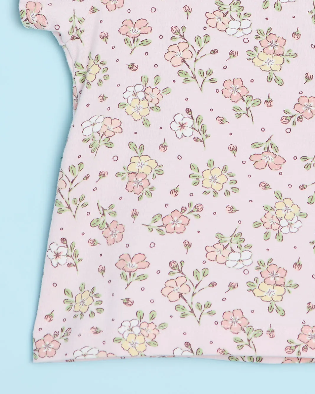 Infant Girls Pink All Over Print T-Shirt sold by Redtag product image thumbnail 3