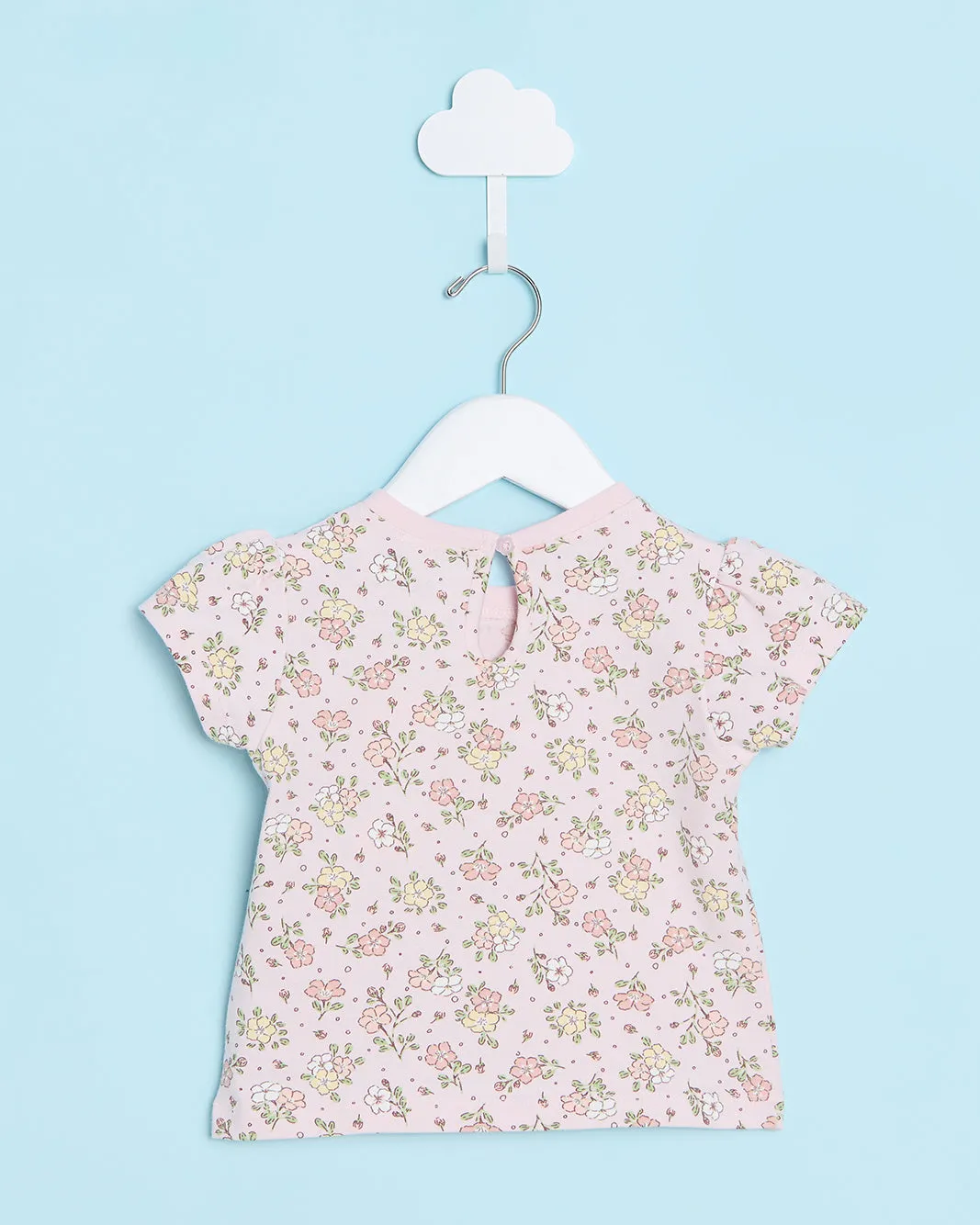 Infant Girls Pink All Over Print T-Shirt sold by Redtag product image thumbnail 4