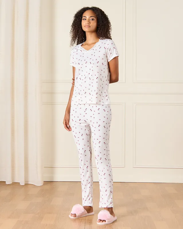 Women All Over Printed Pajama Set (2 Piece) sold by Redtag
