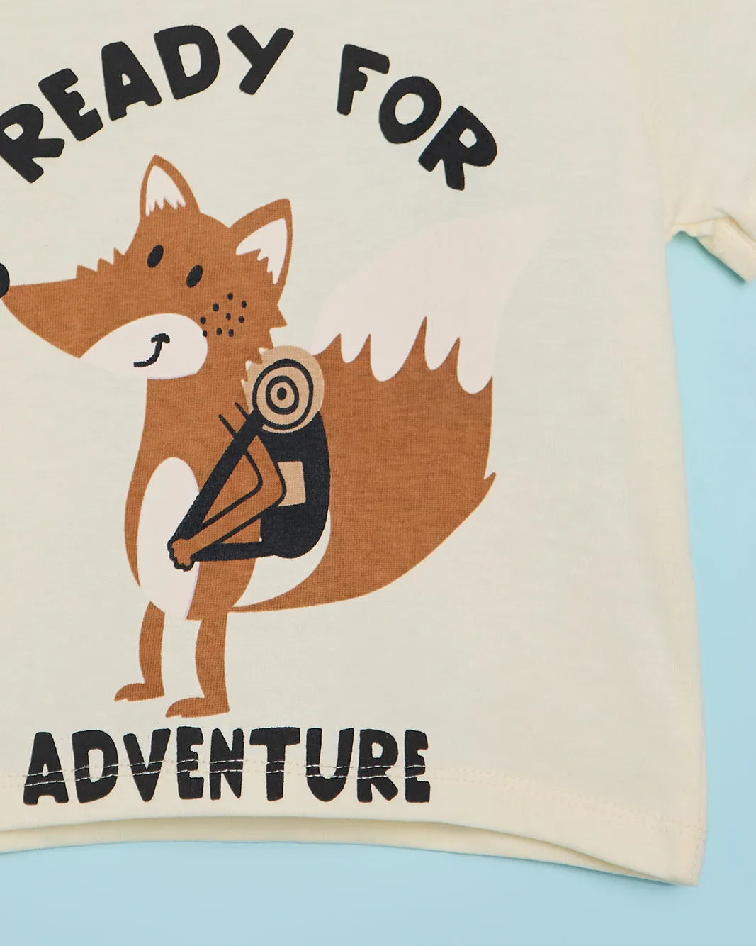 Infant Boys Cream Printed T-Shirt sold by Redtag product image thumbnail 4