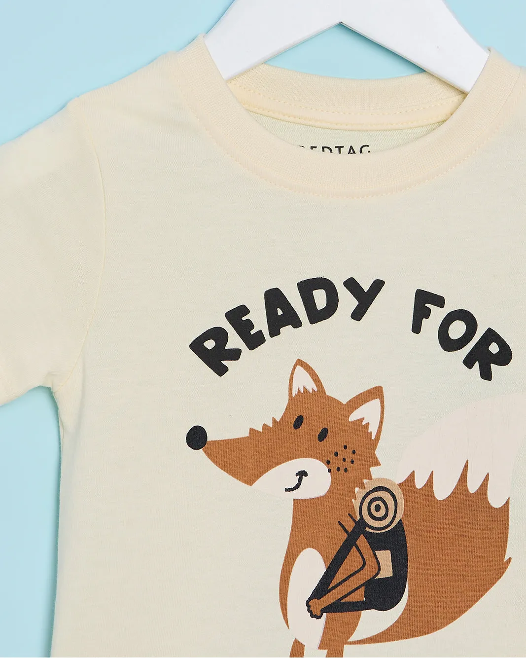 Infant Boys Cream Printed T-Shirt sold by Redtag product image thumbnail 2