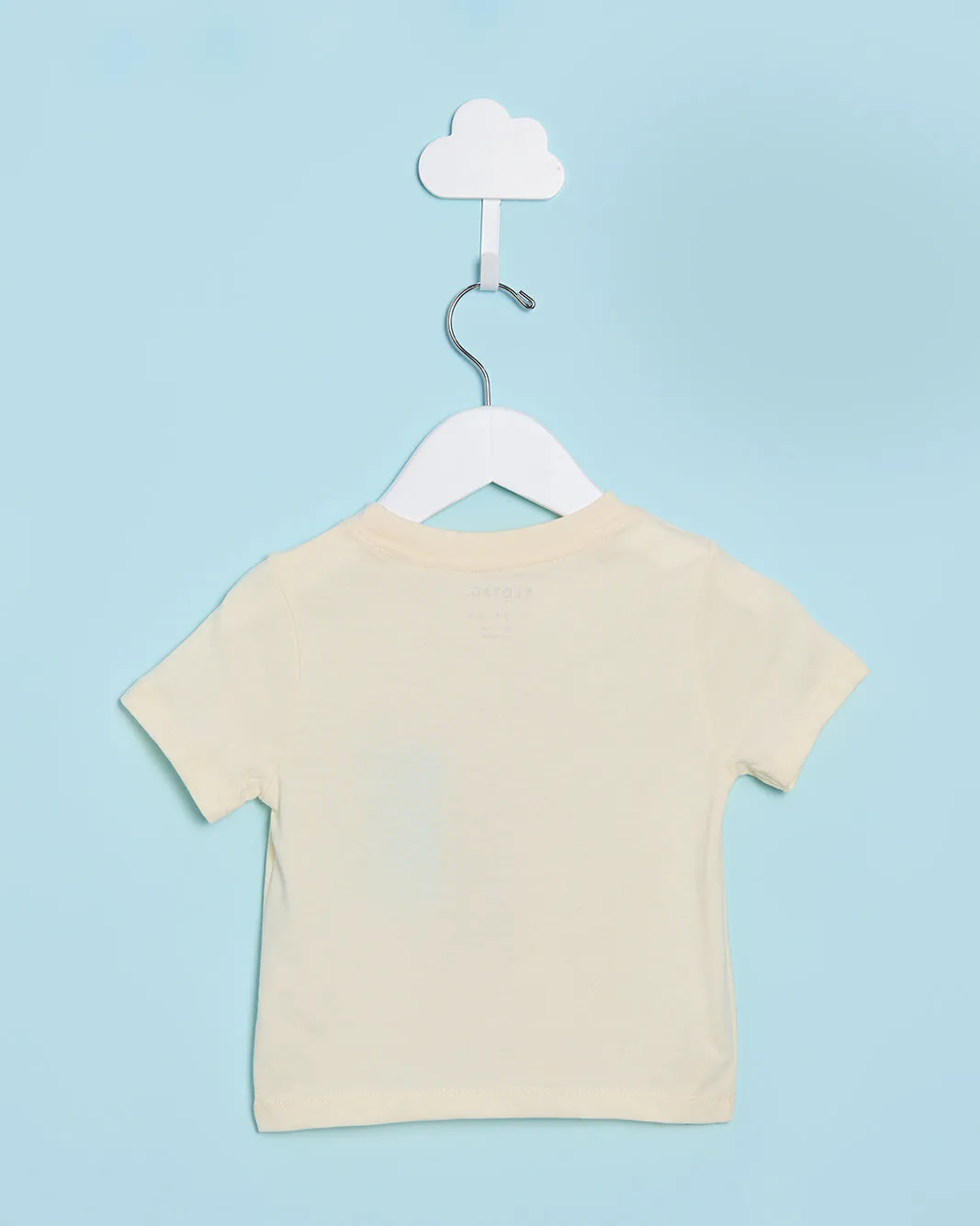 Infant Boys Cream Printed T-Shirt sold by Redtag product image thumbnail 3