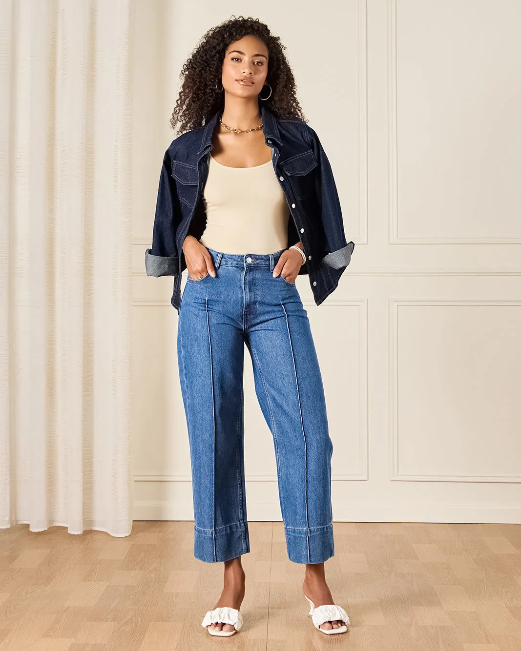 Women Cream Plain Strappy Vest sold by Redtag product image thumbnail 2