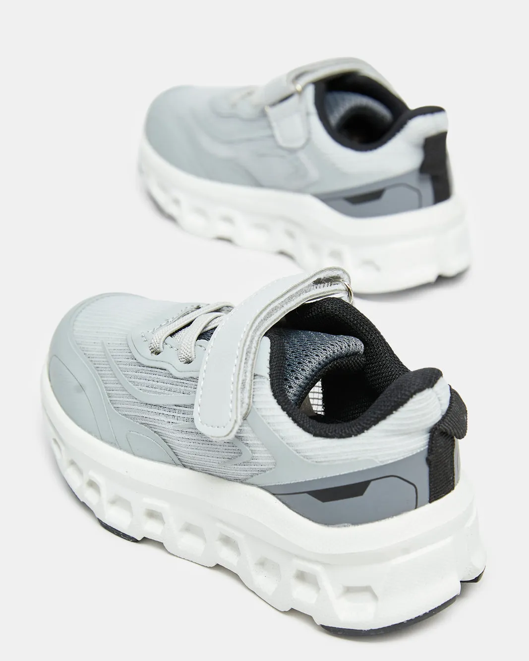 Boys Grey Plain Trainer sold by Redtag product image thumbnail 4