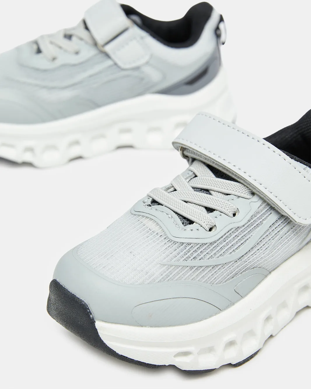 Boys Grey Plain Trainer sold by Redtag product image thumbnail 3