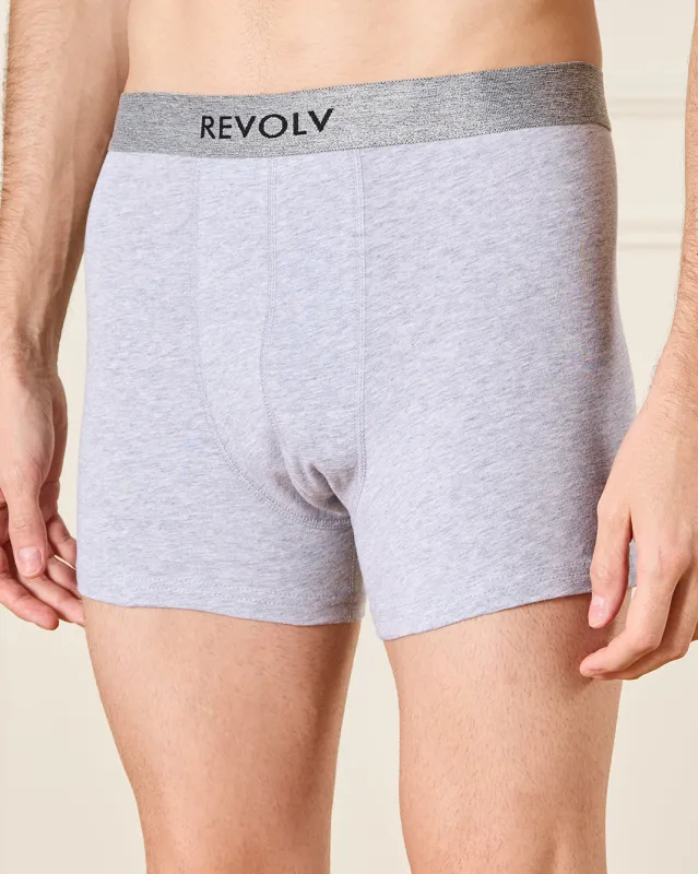 Men Charcoal And Grey Hipster Brief Set (Pack of 2) sold by Redtag