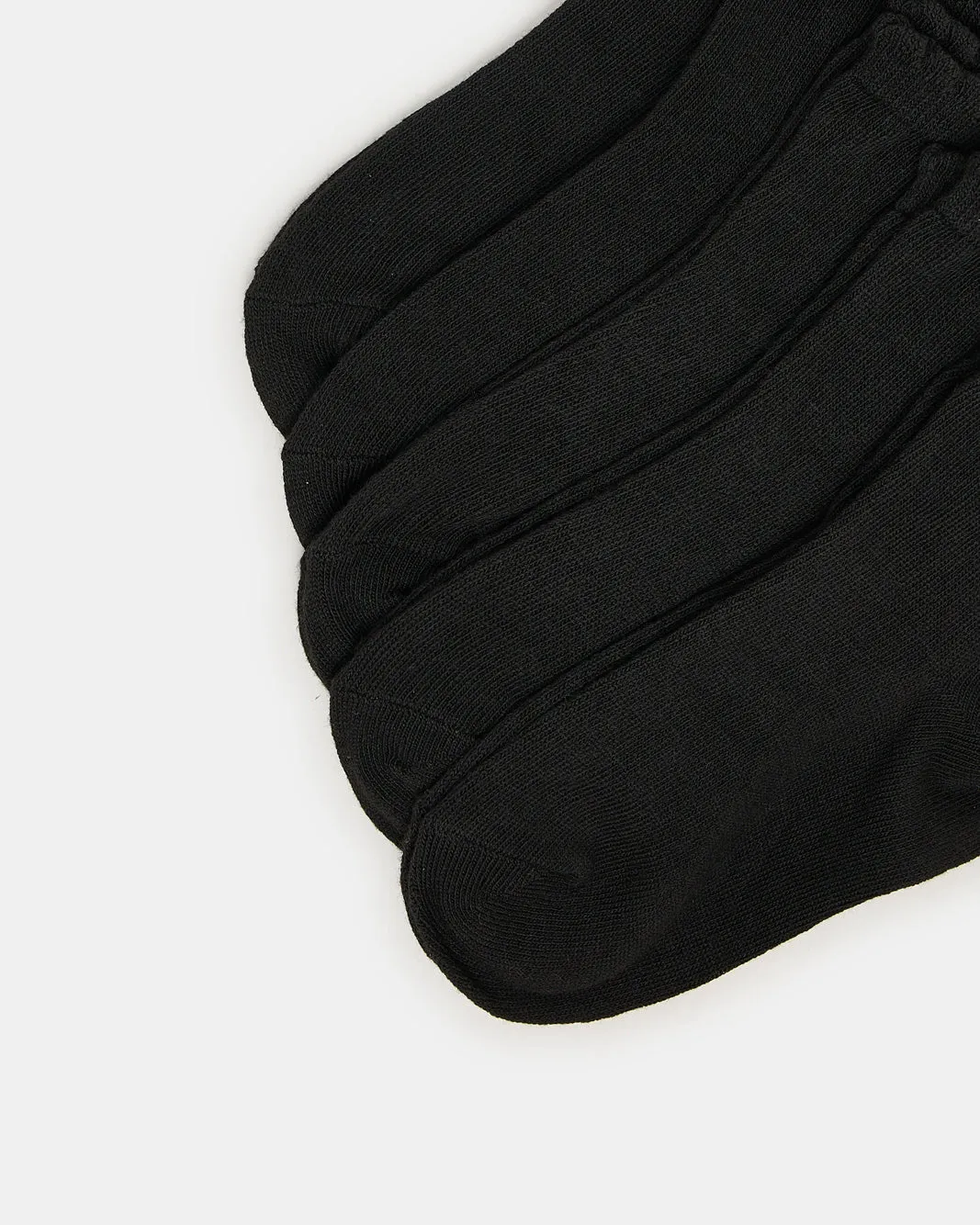 Girls Black High Ankle Length Socks (5 Pairs) sold by Redtag product image thumbnail 3