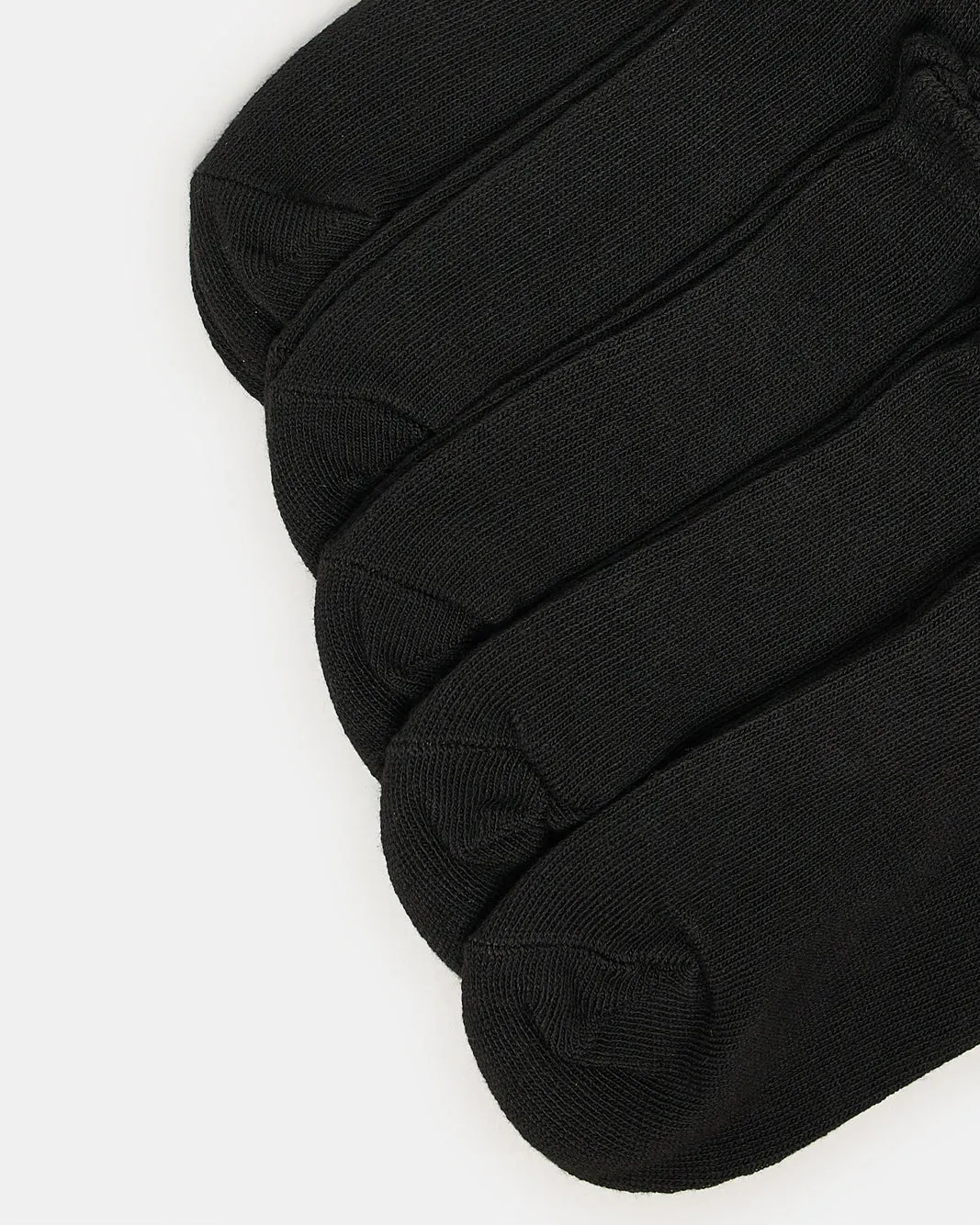 Girls Black Low Ankle Socks With Scallop Edge Welt (5 Pairs) sold by Redtag product image thumbnail 3