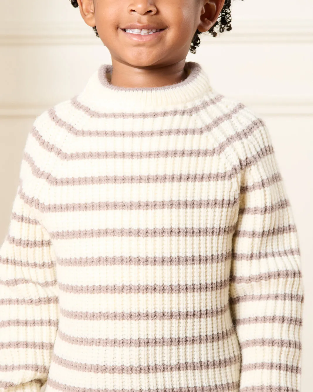 Boys Brown And White Striped Pullover sold by Redtag product image thumbnail 4