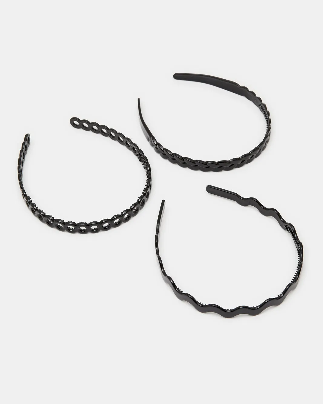 Women Black Headband Set (3 Piece) sold by Redtag