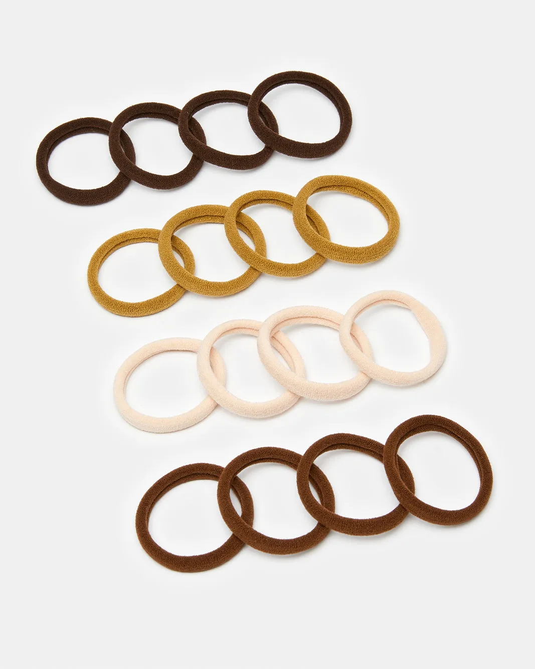 Women Assorted Plain Elastic Hair Band Set (24 Piece) sold by Redtag