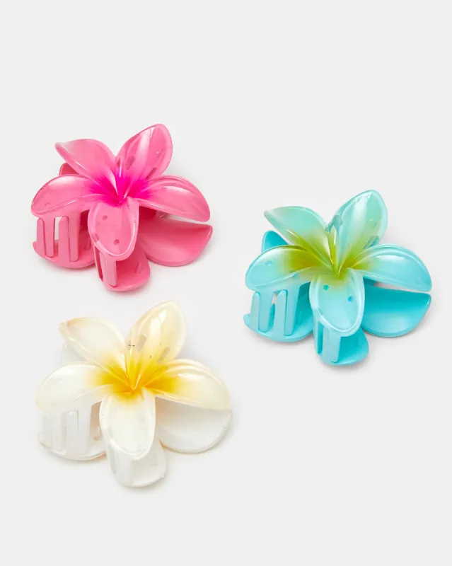 Women Assorted Embellished Hair Claw (3 Piece) sold by Redtag