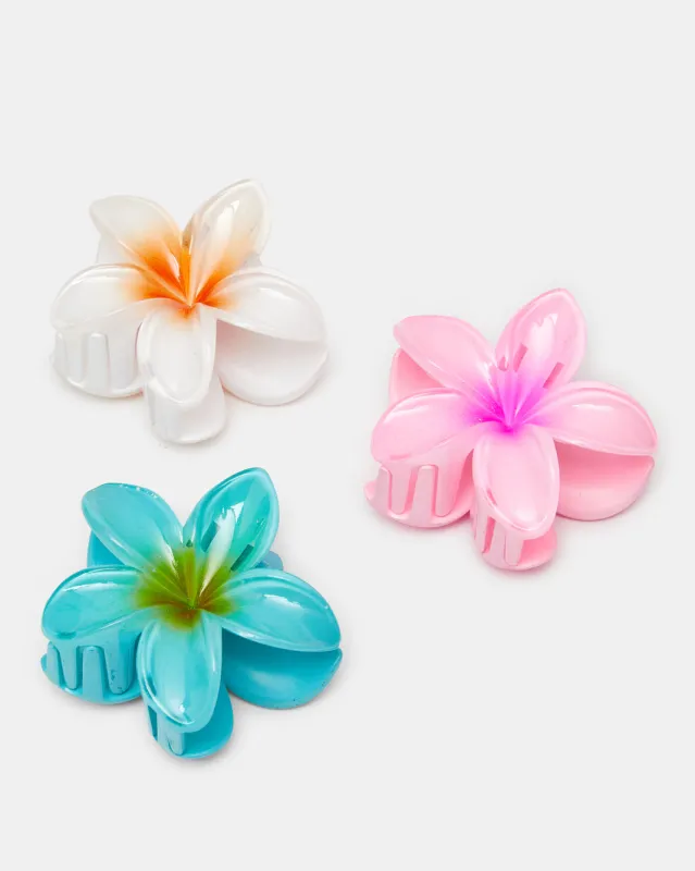 Women Assorted Embellished Hair Claw Set (3 Piece) sold by Redtag