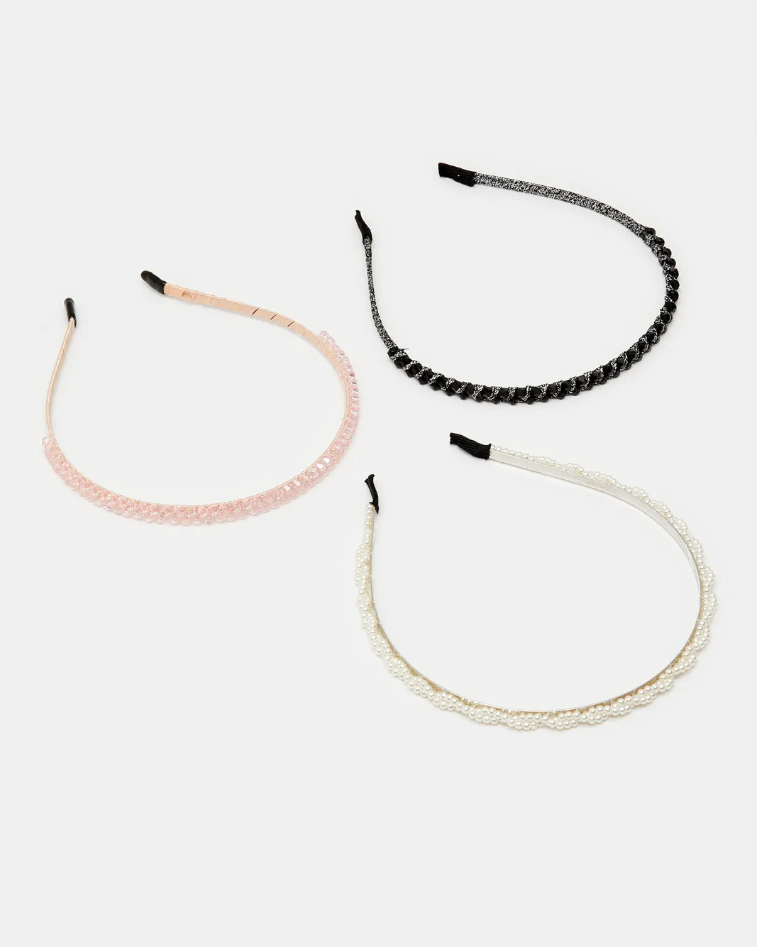 Women Assorted Embellished Headband Set (3 Piece) sold by Redtag