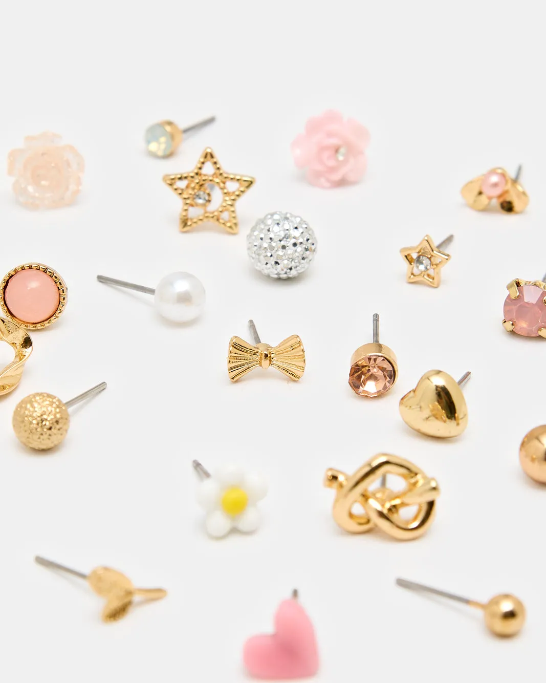 Girls Assorted Embellished Studs Set (30 Pairs) sold by Redtag product image thumbnail 3