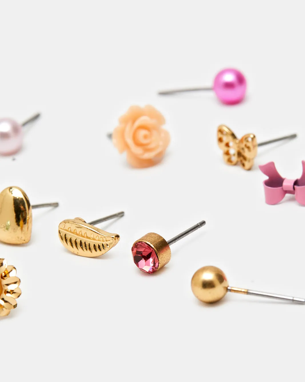 Girls Assorted Embellished Studs Set (20 Pairs) sold by Redtag product image thumbnail 3