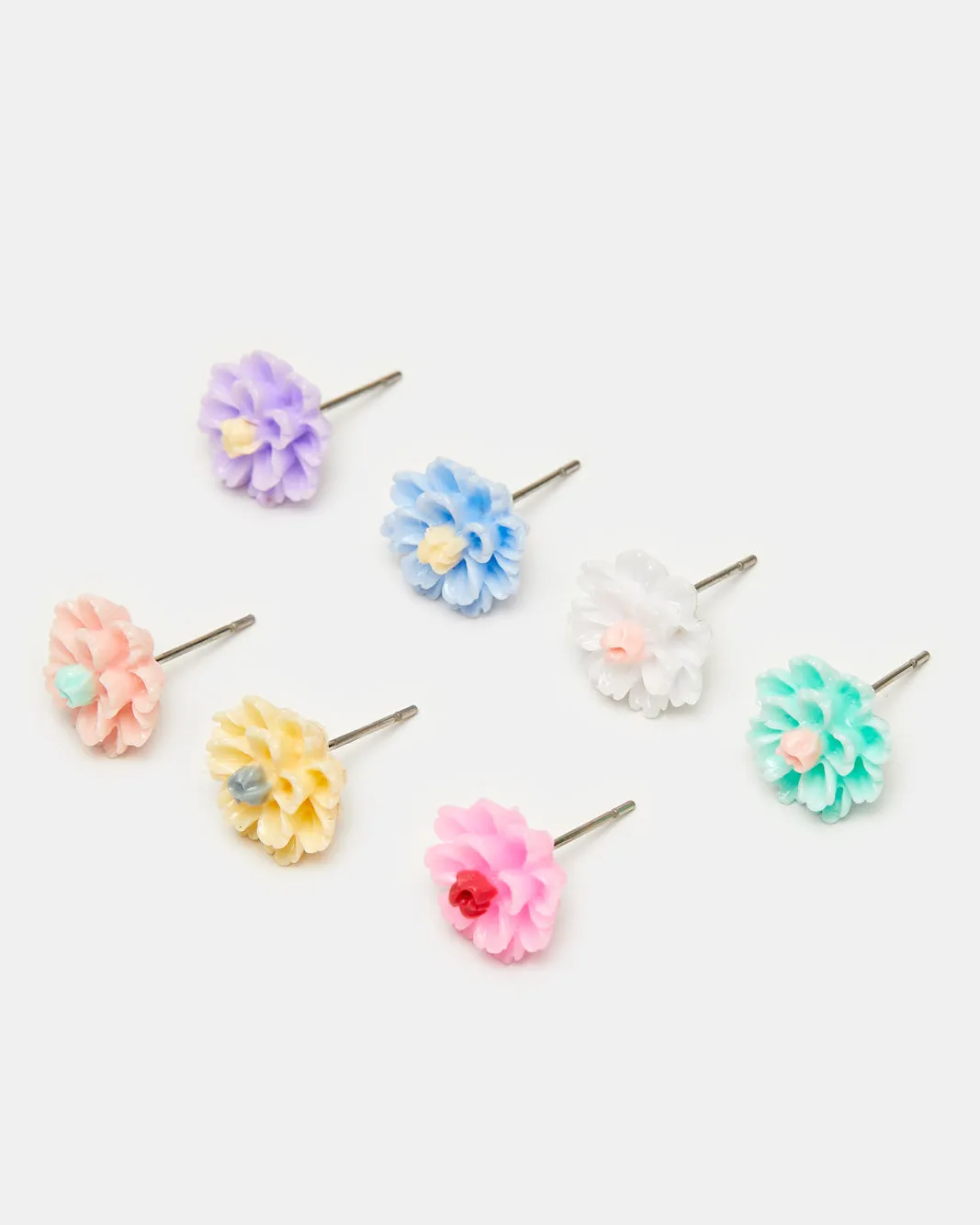 Girls Assorted Embellished Studs Set (7 Pairs) sold by Redtag product image thumbnail 2