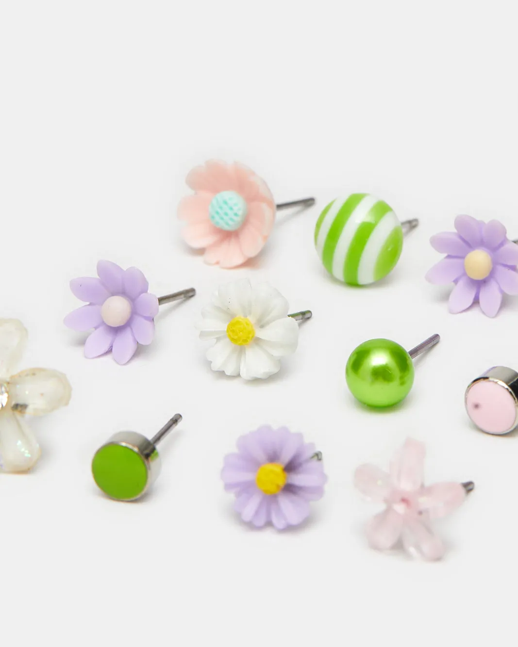 Girls Assorted Embellished Studs Set (15 Pairs) sold by Redtag product image thumbnail 3