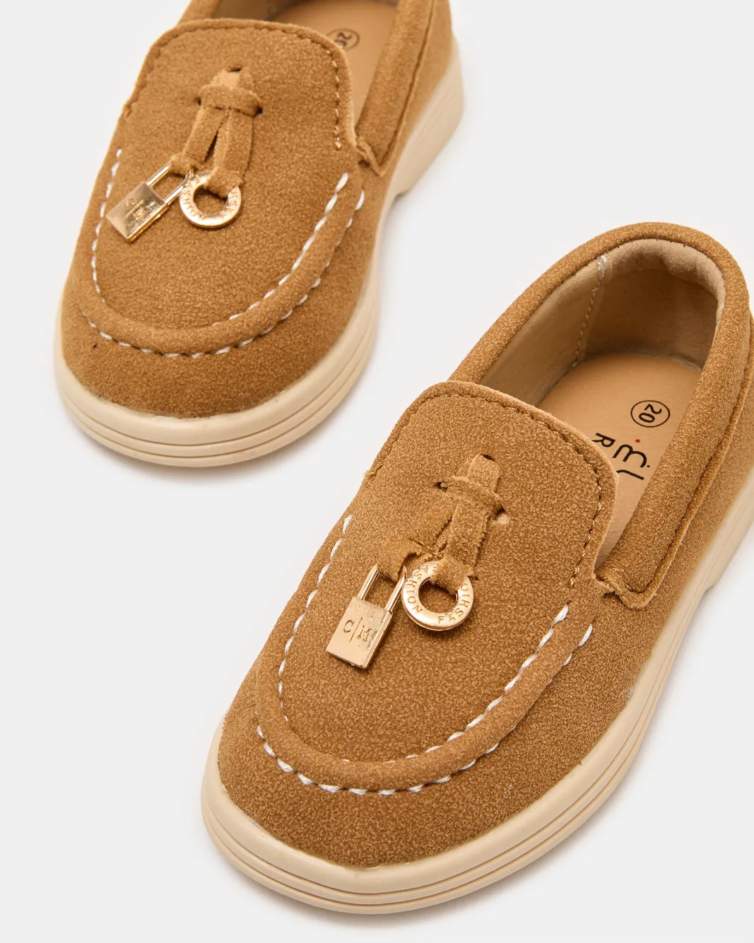 Infant Boys Tan Suede Loafer sold by Redtag product image thumbnail 3