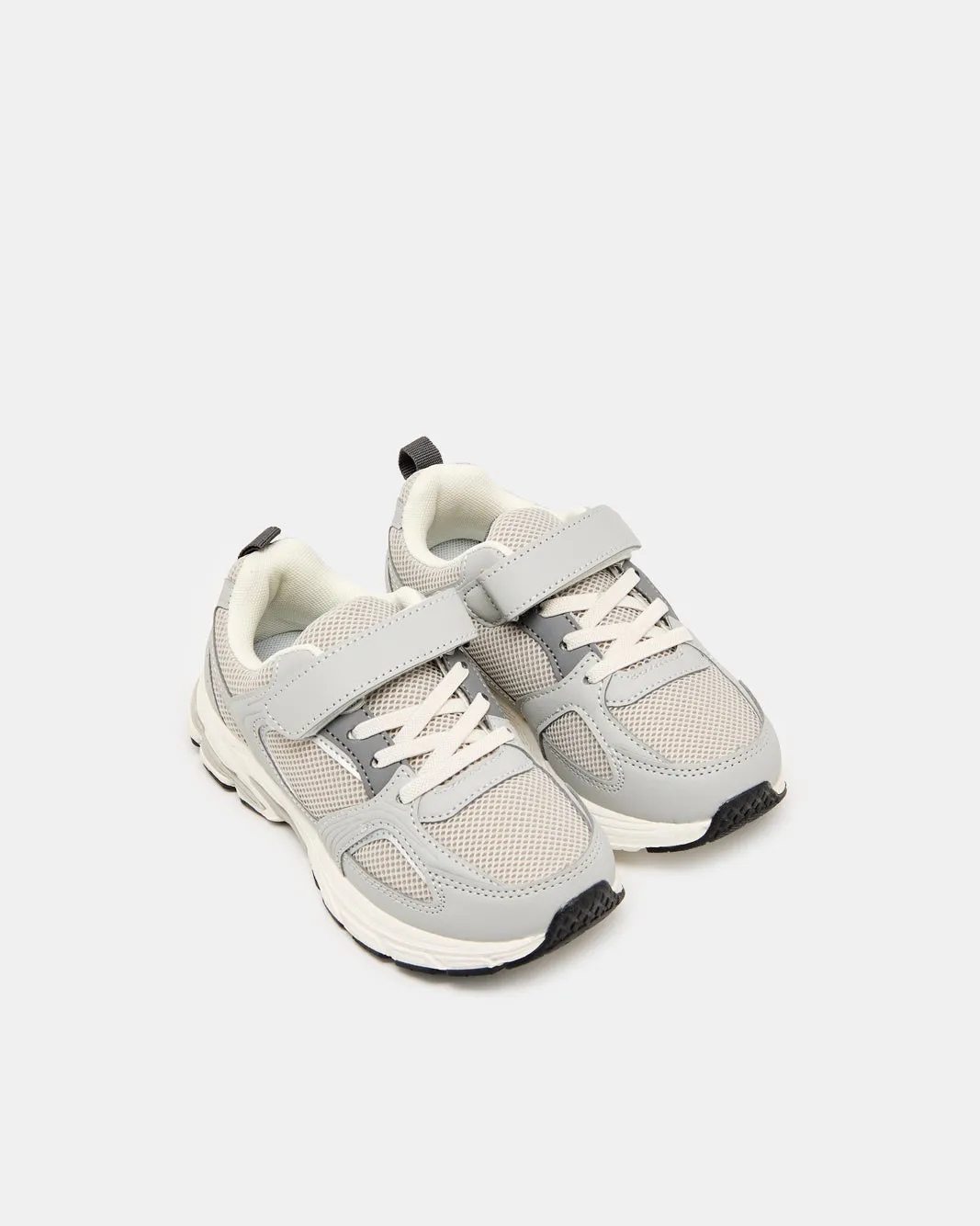 Senior Boys Grey Material Block Trainer sold by Redtag product image thumbnail 2