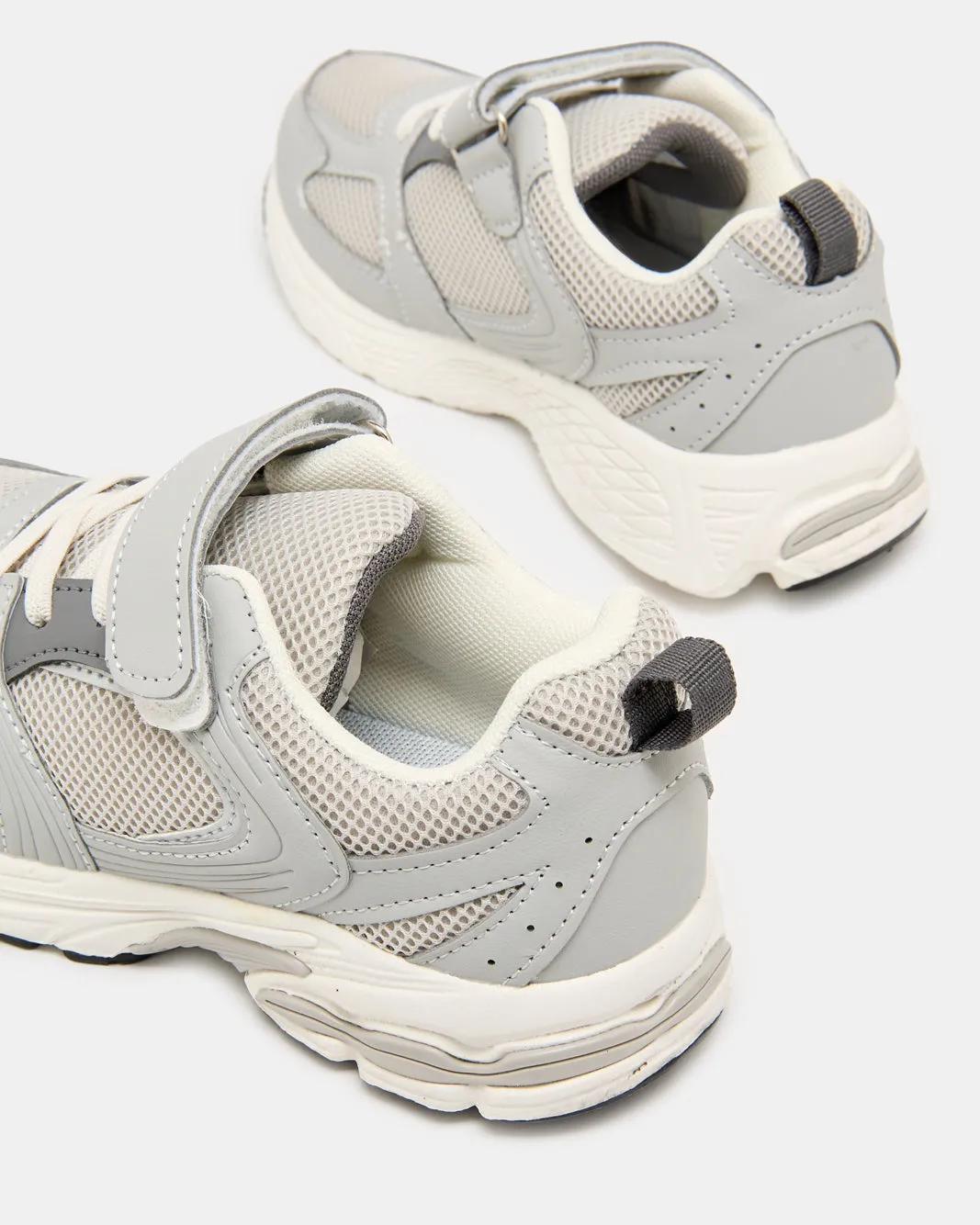 Senior Boys Grey Material Block Trainer sold by Redtag product image thumbnail 4