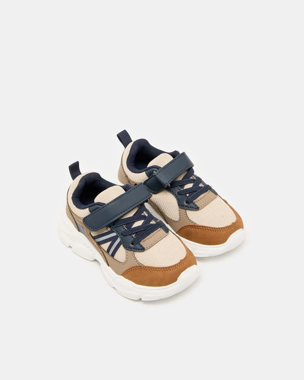 Boys Multicolour Material Block Chunky Sneakers sold by Redtag product image thumbnail 2