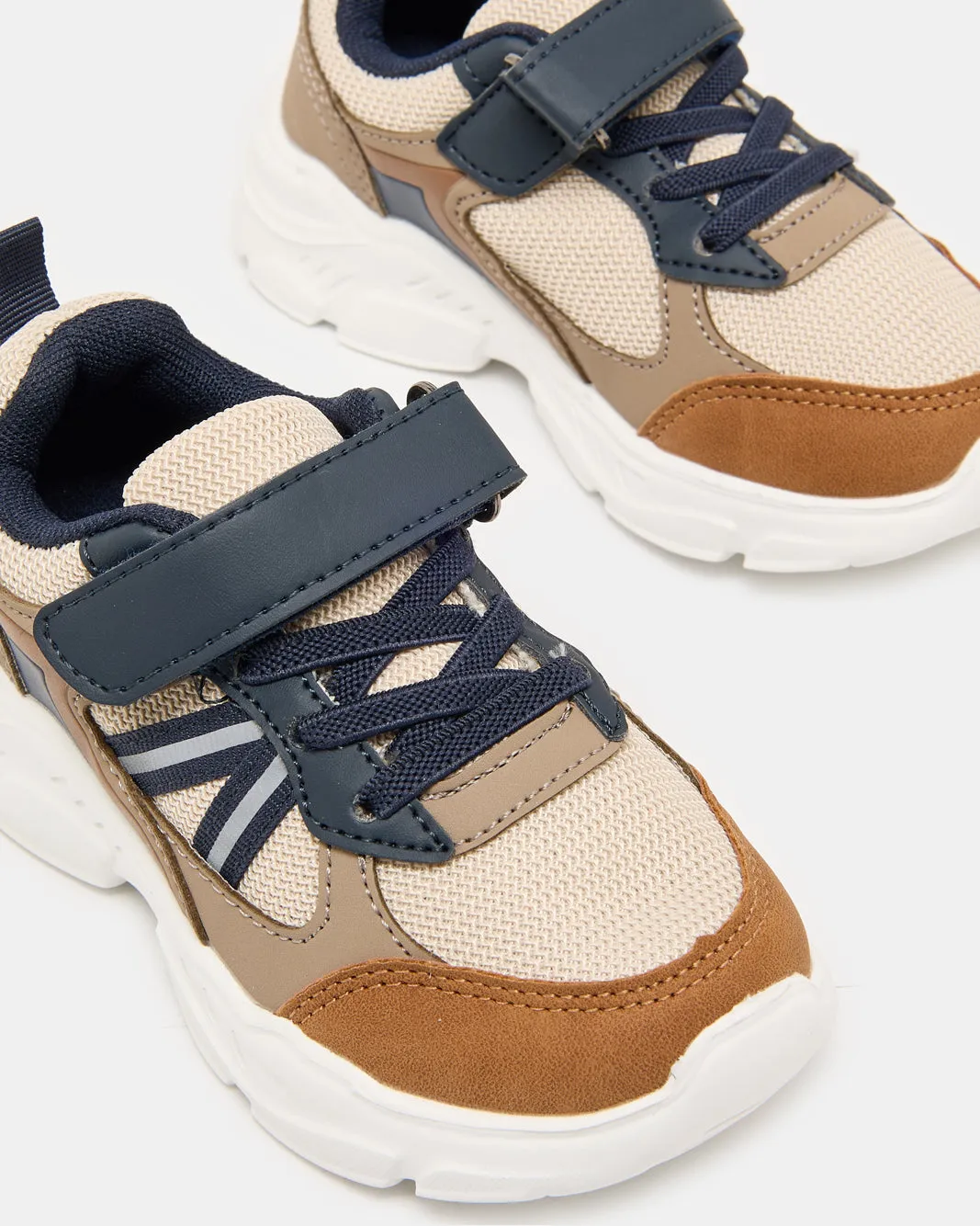 Boys Multicolour Material Block Chunky Sneakers sold by Redtag product image thumbnail 3
