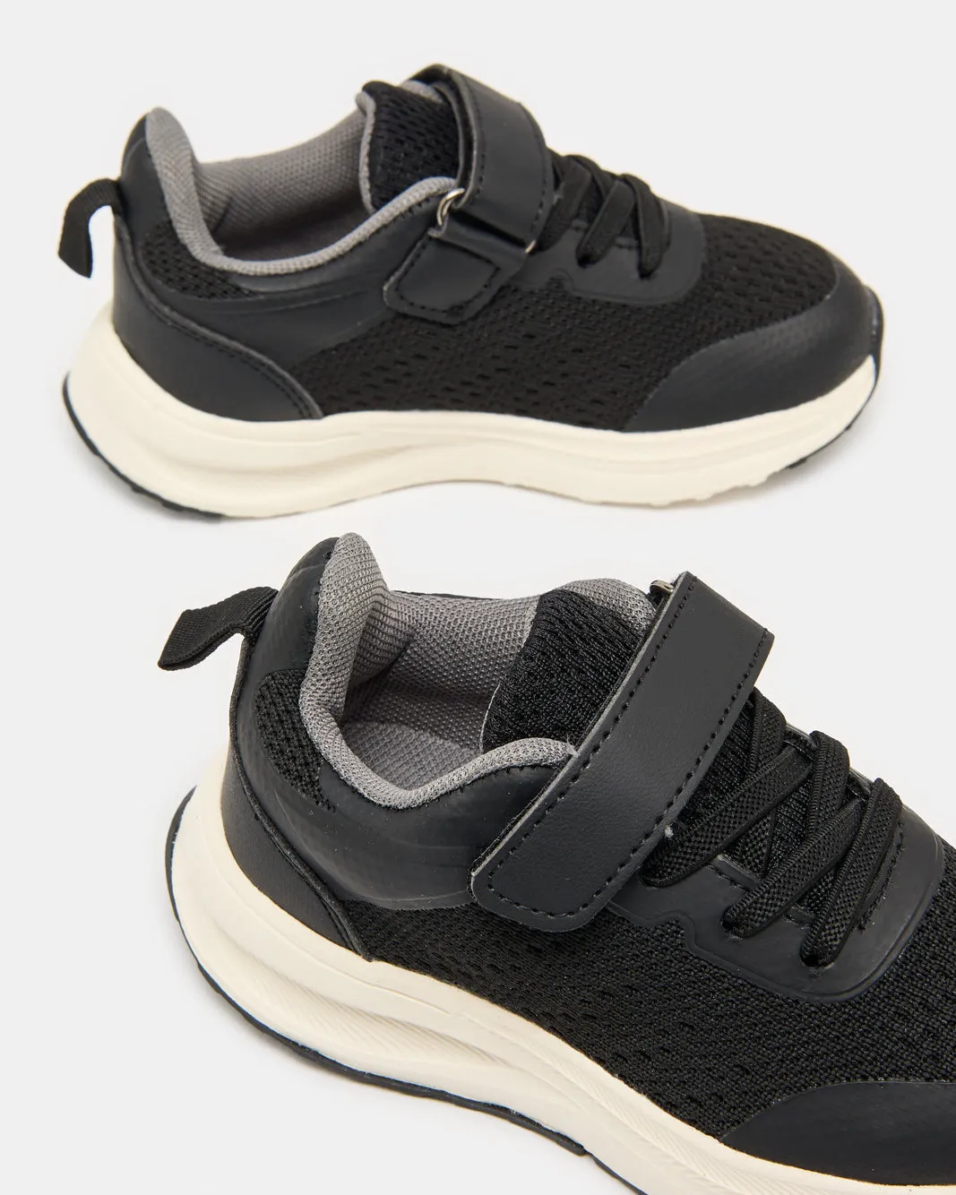 Boys Black Textured Trainer sold by Redtag product image thumbnail 4