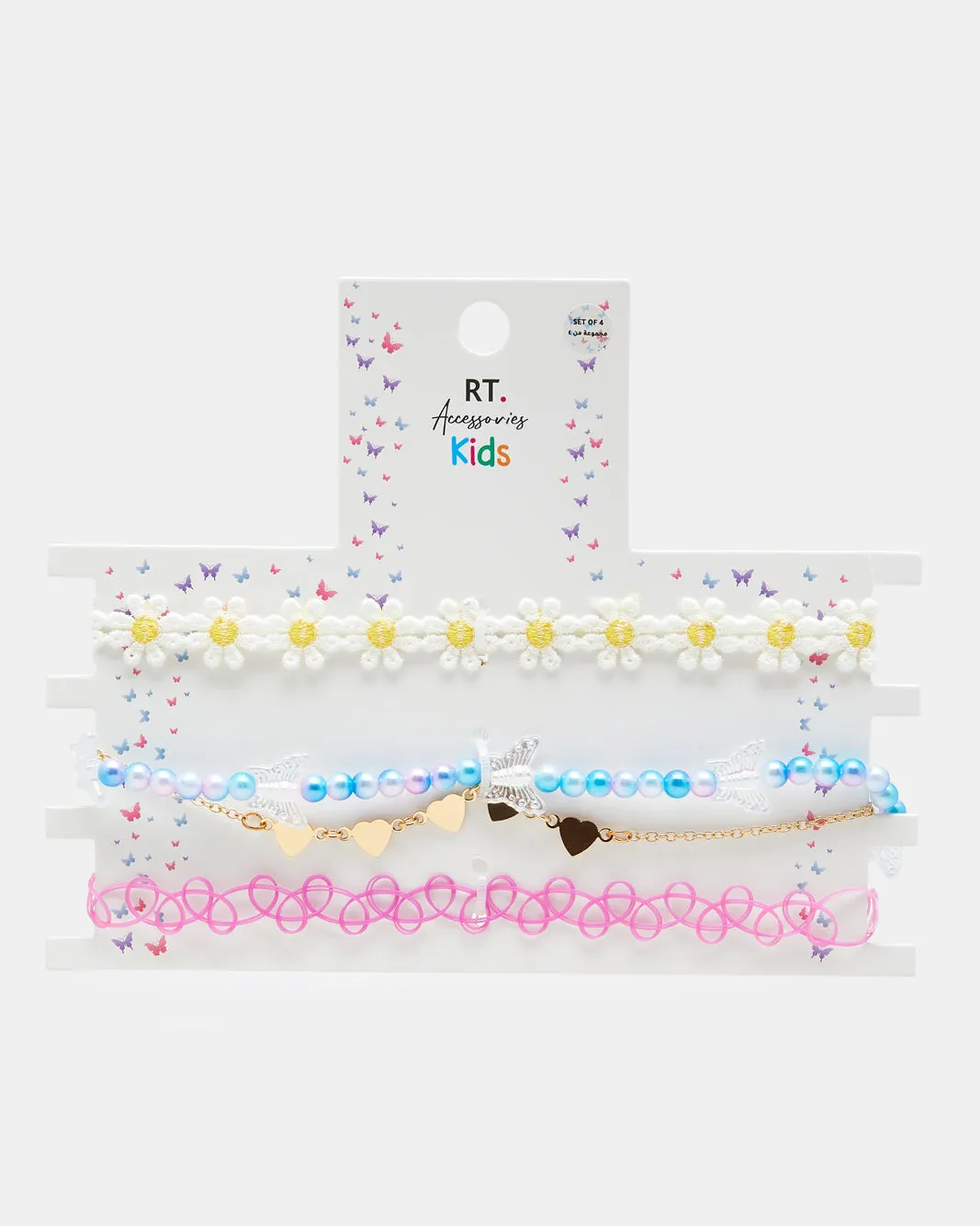 Girls Assorted Choker Set (4 Piece) sold by Redtag product image thumbnail 4