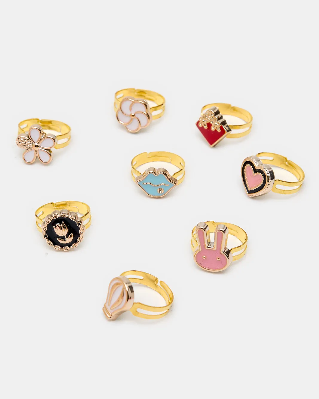 Girls Assorted Embellished Rings Set (Pack of 36) sold by Redtag product image thumbnail 3