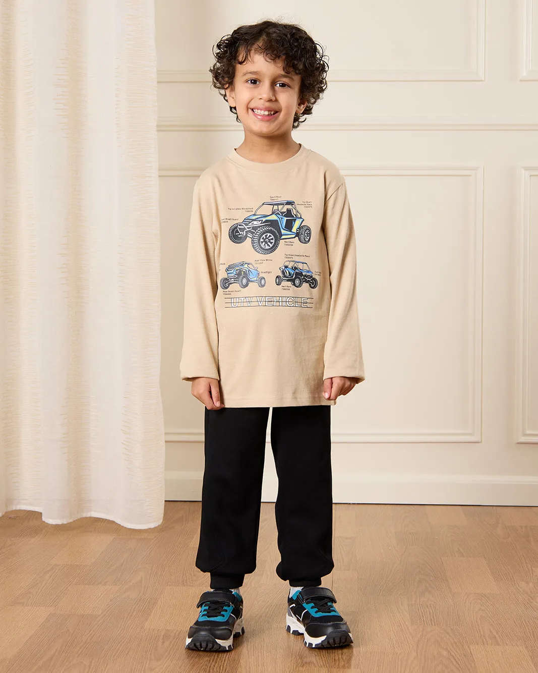 Boys Black Solid Active Pants sold by Redtag product image thumbnail 2