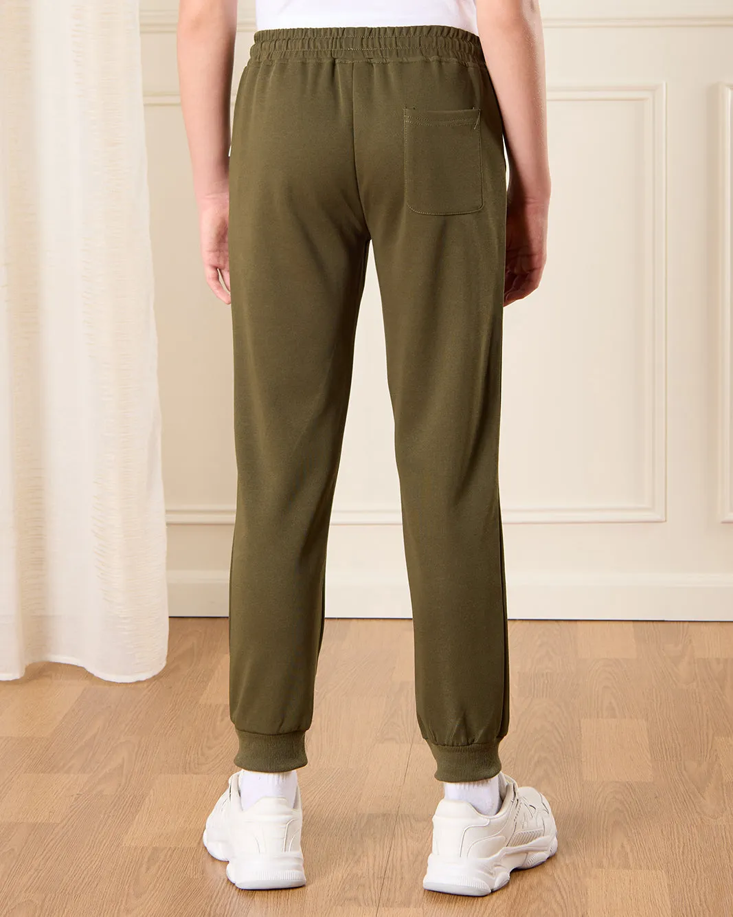 Senior Boys Grey Football Print Active Pants sold by Redtag product image thumbnail 3