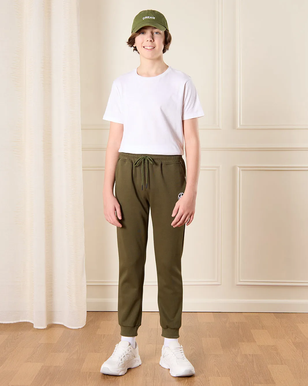 Senior Boys Grey Football Print Active Pants sold by Redtag product image thumbnail 2