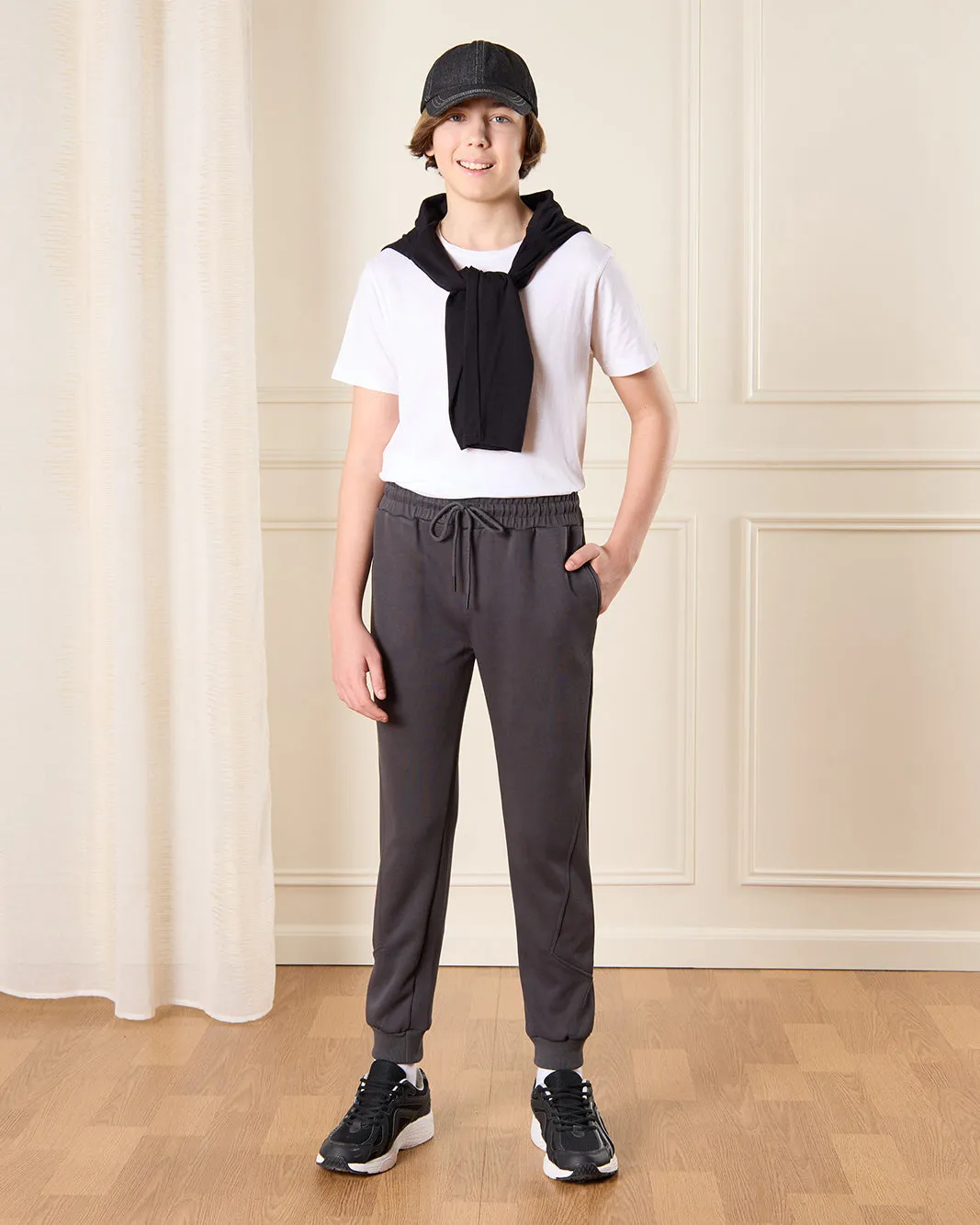 Senior Boys Grey Active Pants sold by Redtag product image thumbnail 2